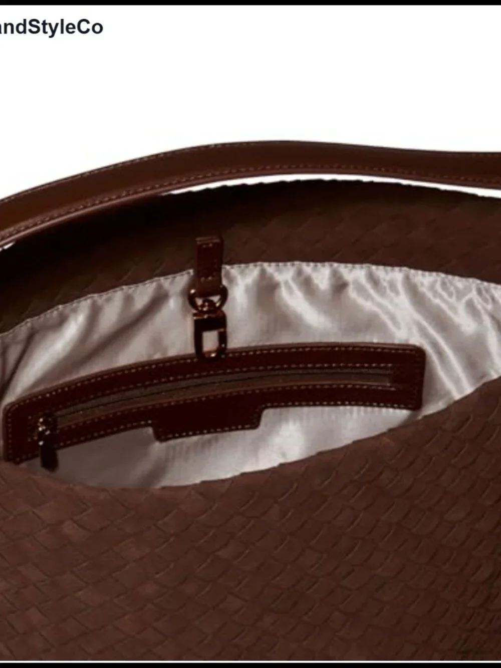 Suede Hobo Bag Hand-Woven Casual Tote Purse Shoulder Bag